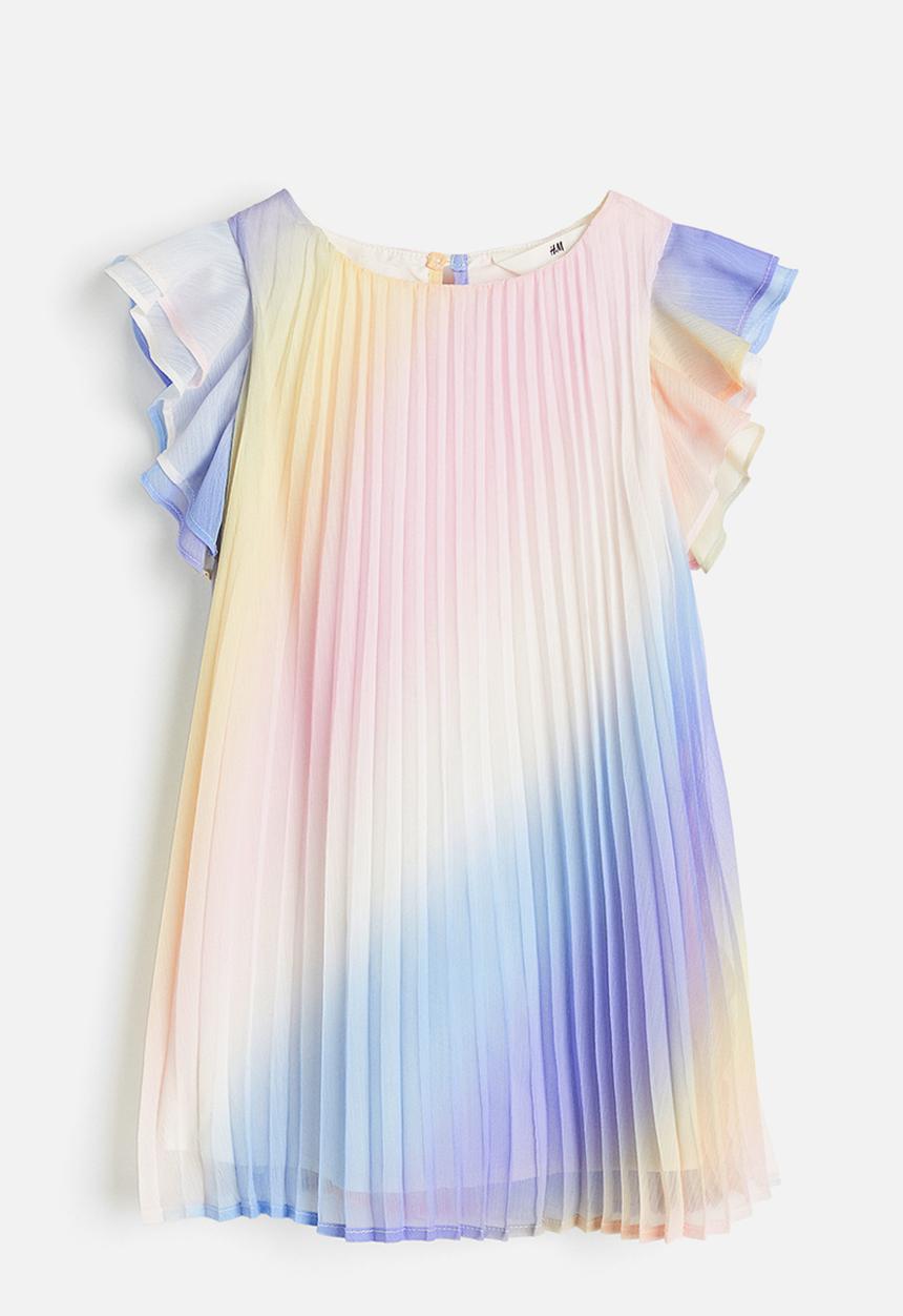 H&M - Pleated a-line dress - multi
