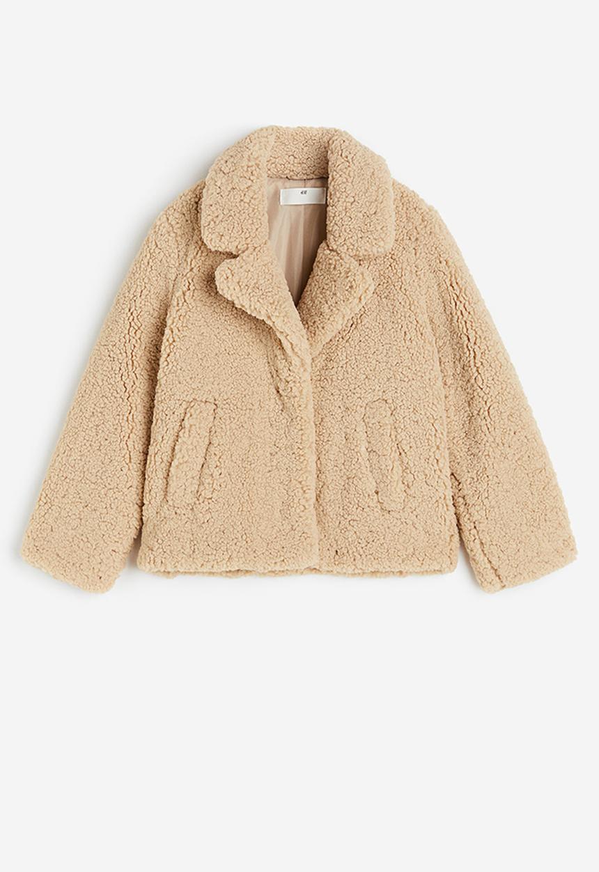 H&M - Pile jacket - beige