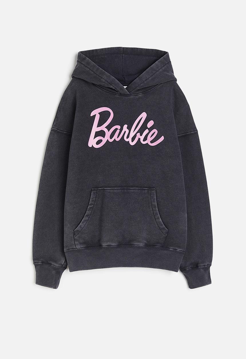 H&M - Oversized printed hoodie - grey
