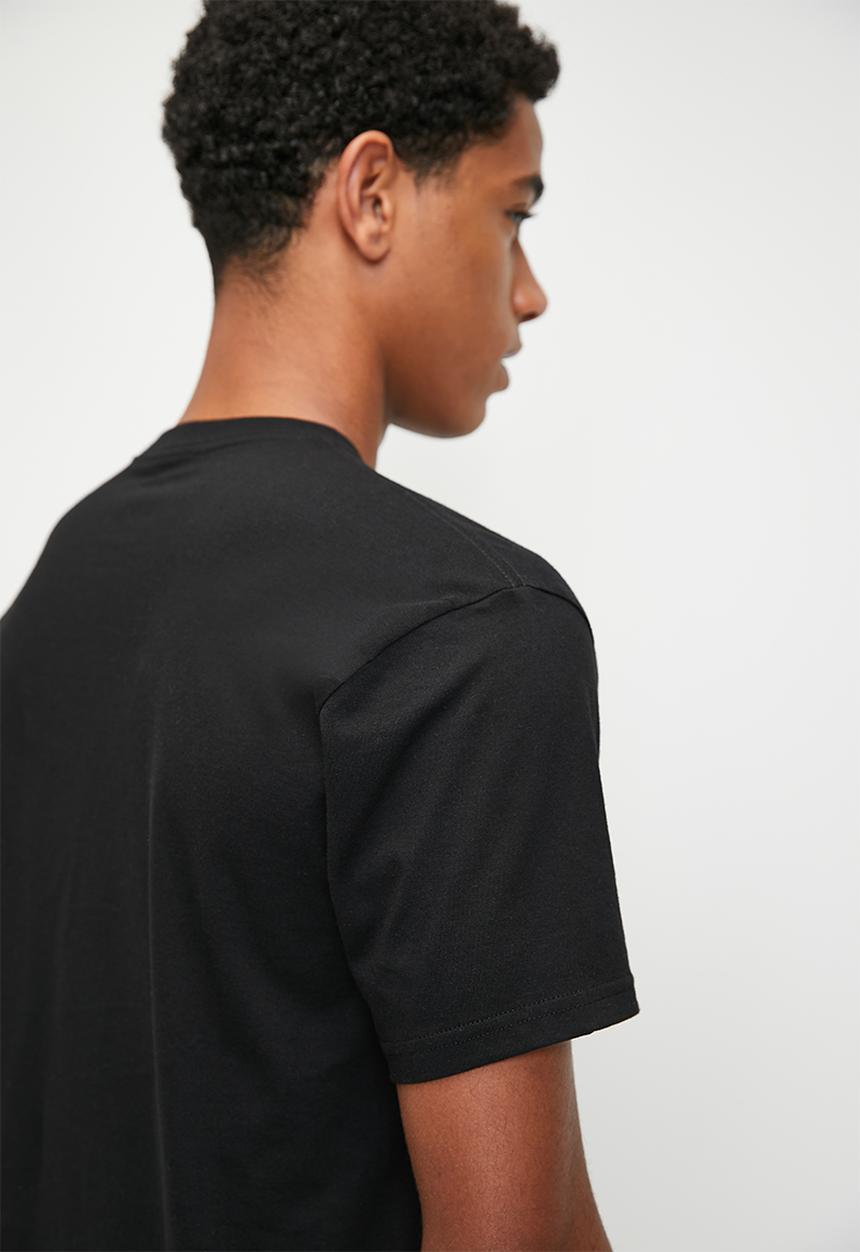 Vans - Mn left chest logo tee - black-white