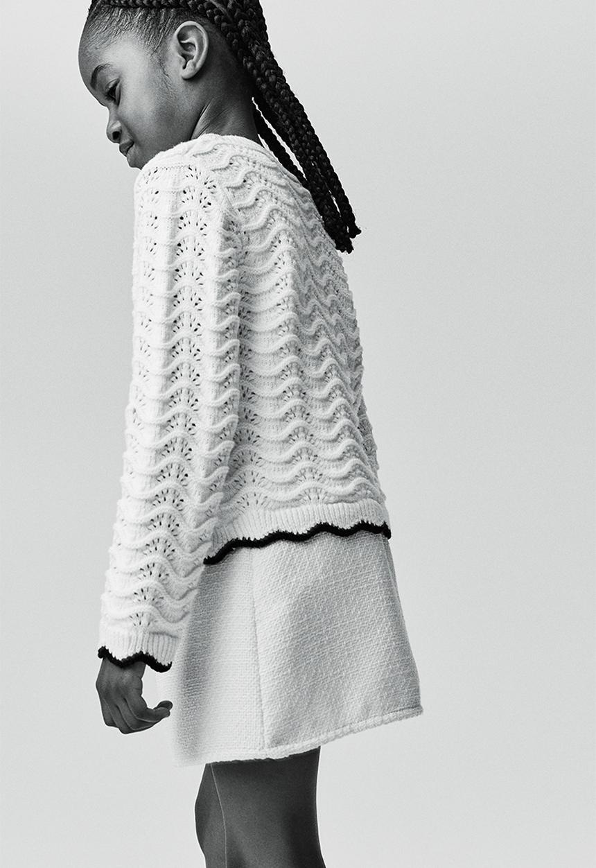 H&M - Pointelle-knit cardigan - white