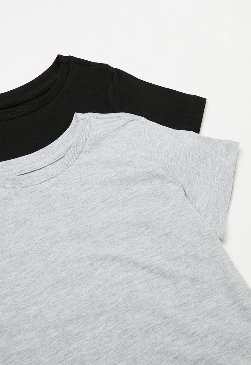 Pop Candy - 2 Pack tee - black & grey