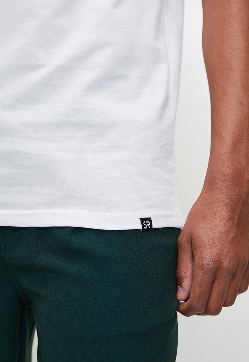 STYLE REPUBLIC - Asian Relaxed Fit Graphic Tee - White