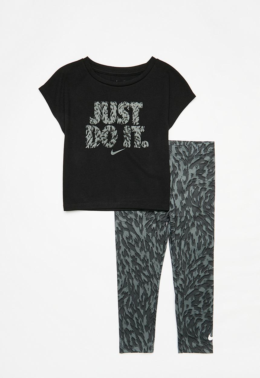 Nike - Nkg nike veneer legging set - smoke grey