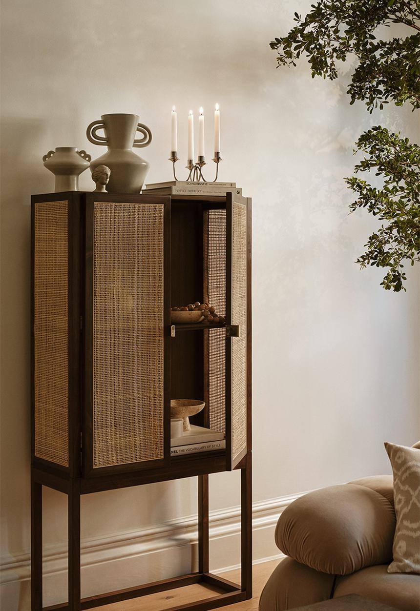 H&M - Metal candelabra - silver
