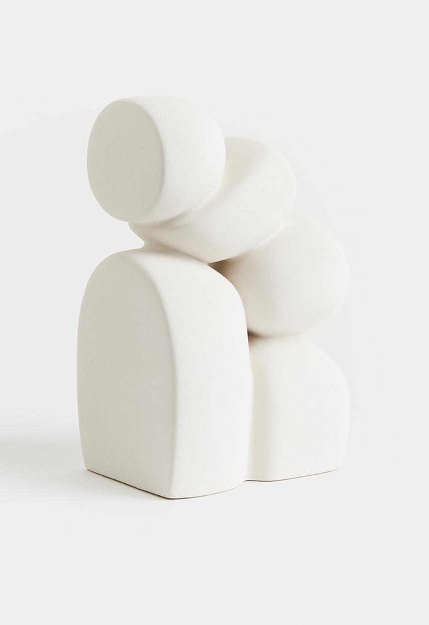 H&M - Stoneware bookend - white