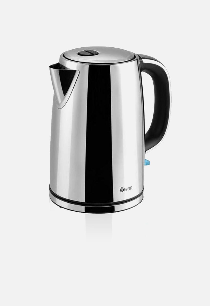 Swan - Classic 1,7L Stainless Steel Cordless Kettle - Silver