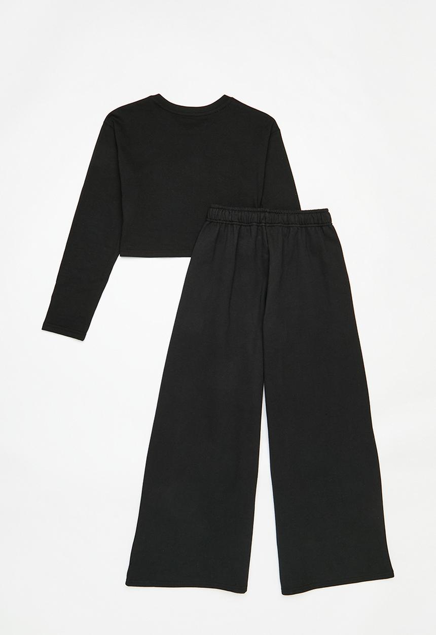 Pop Candy - Jogger & tee set - black