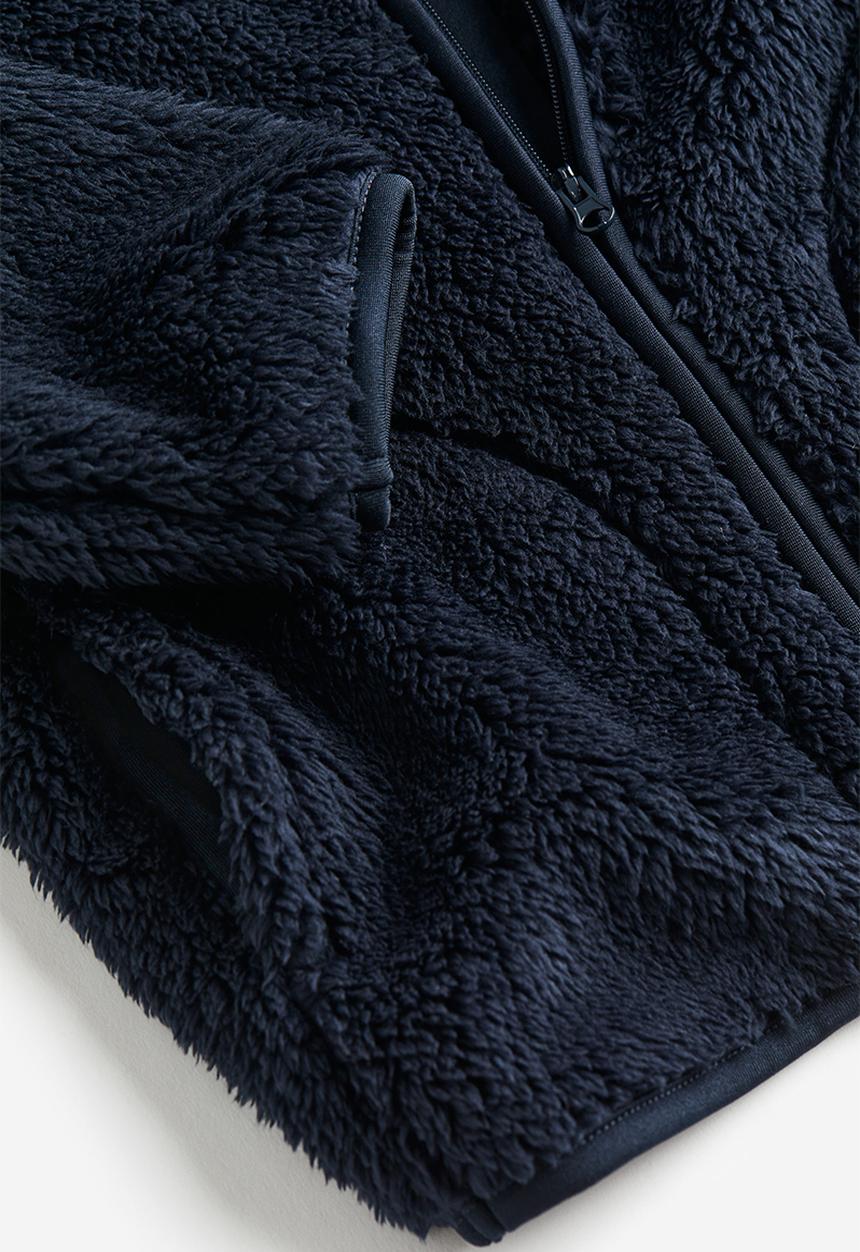 H&M - Pile jacket - blue