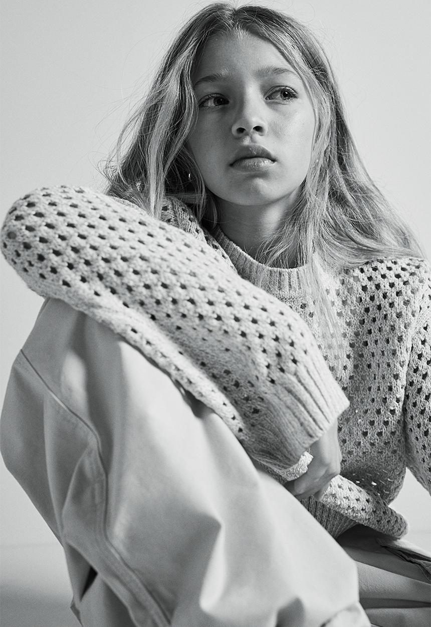 H&M - Hole-knit jumper - beige