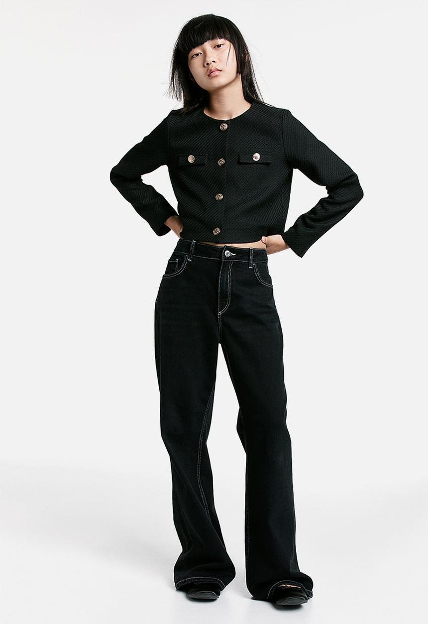 H&M - Bouclé jacket - black