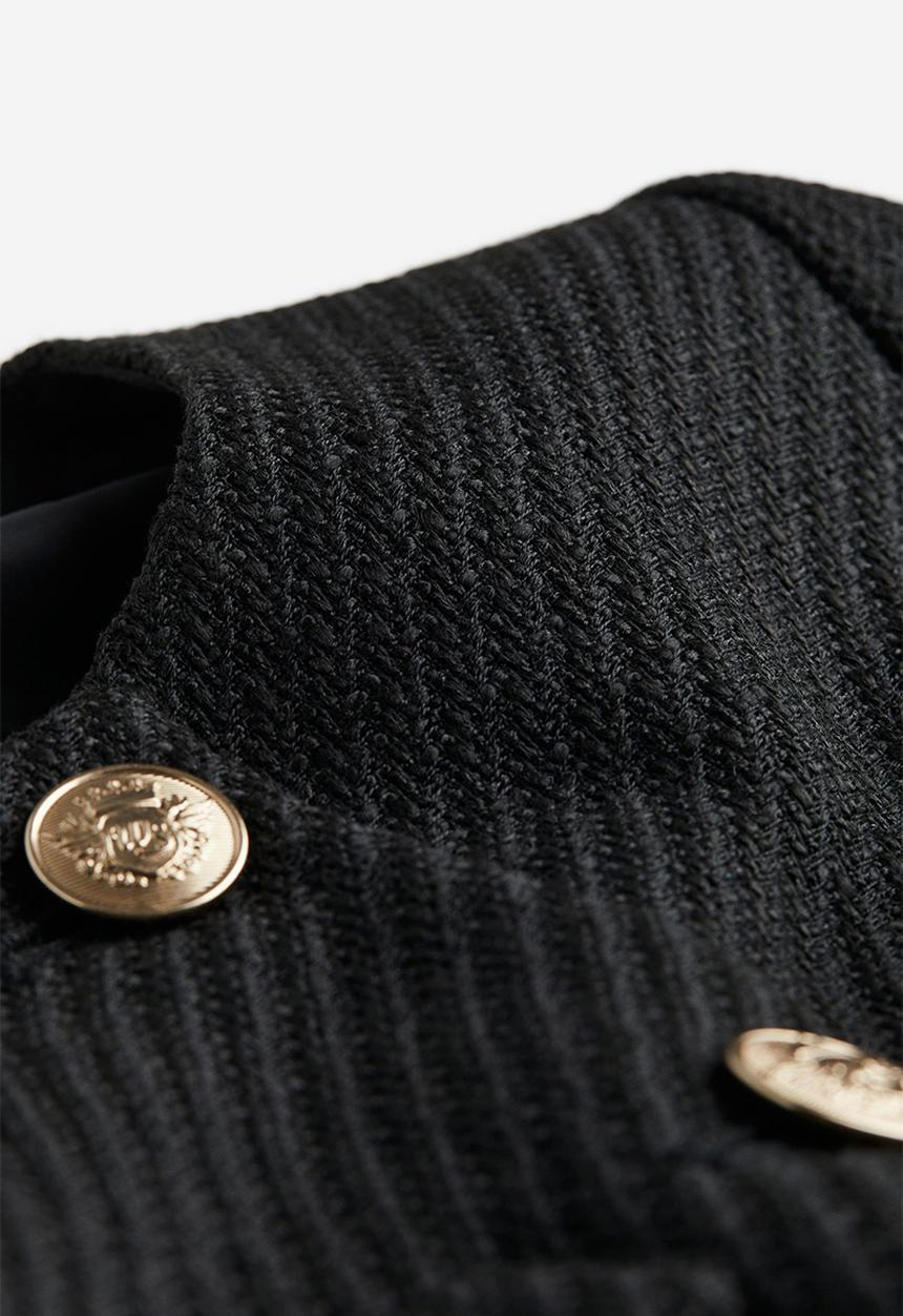 H&M - Bouclé jacket - black