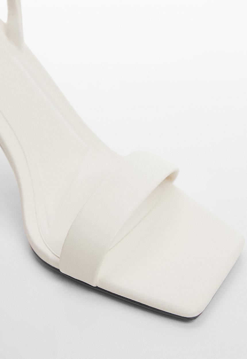 MANGO - Katia slingback heel - white