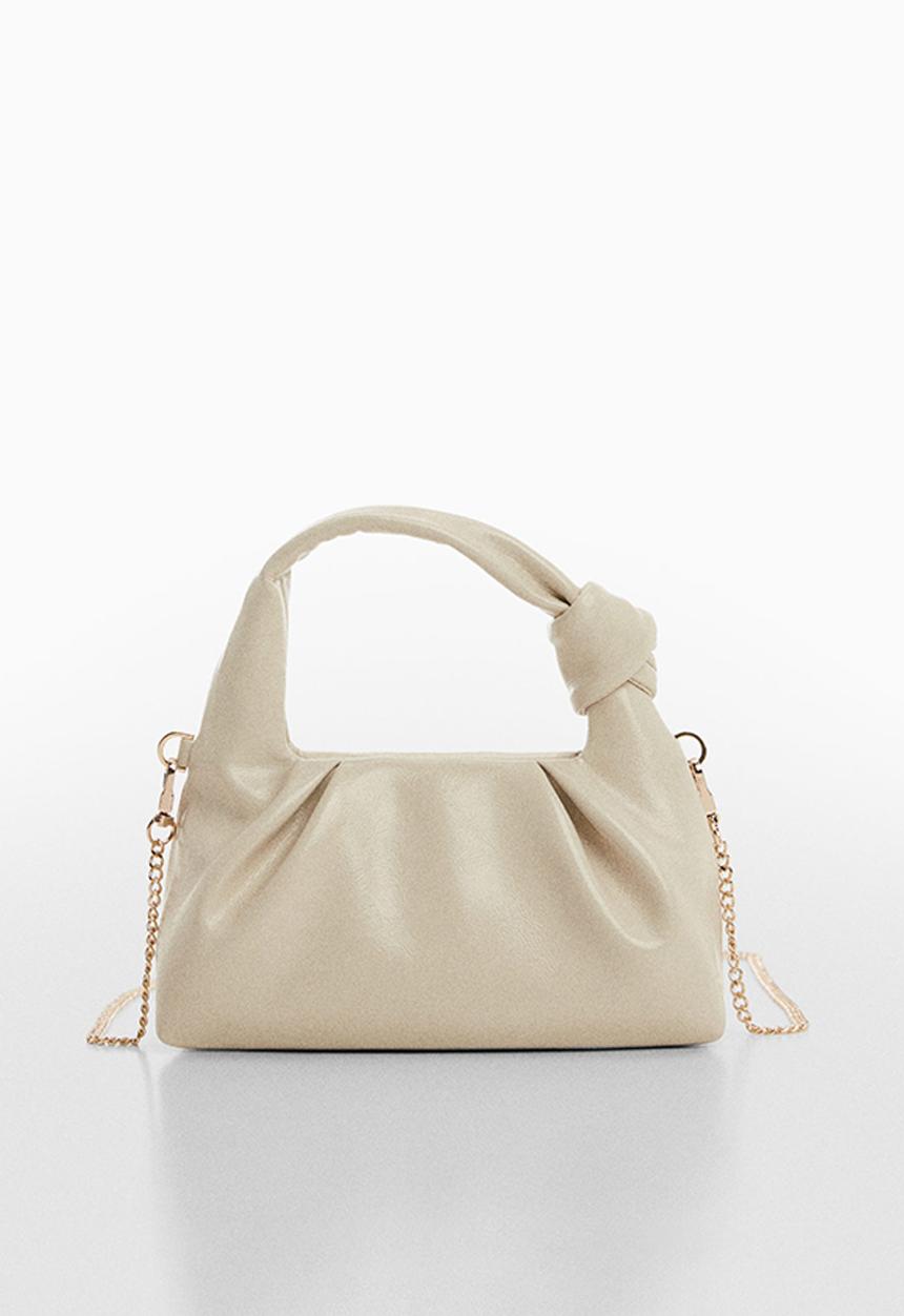 MANGO - Bag agat - white