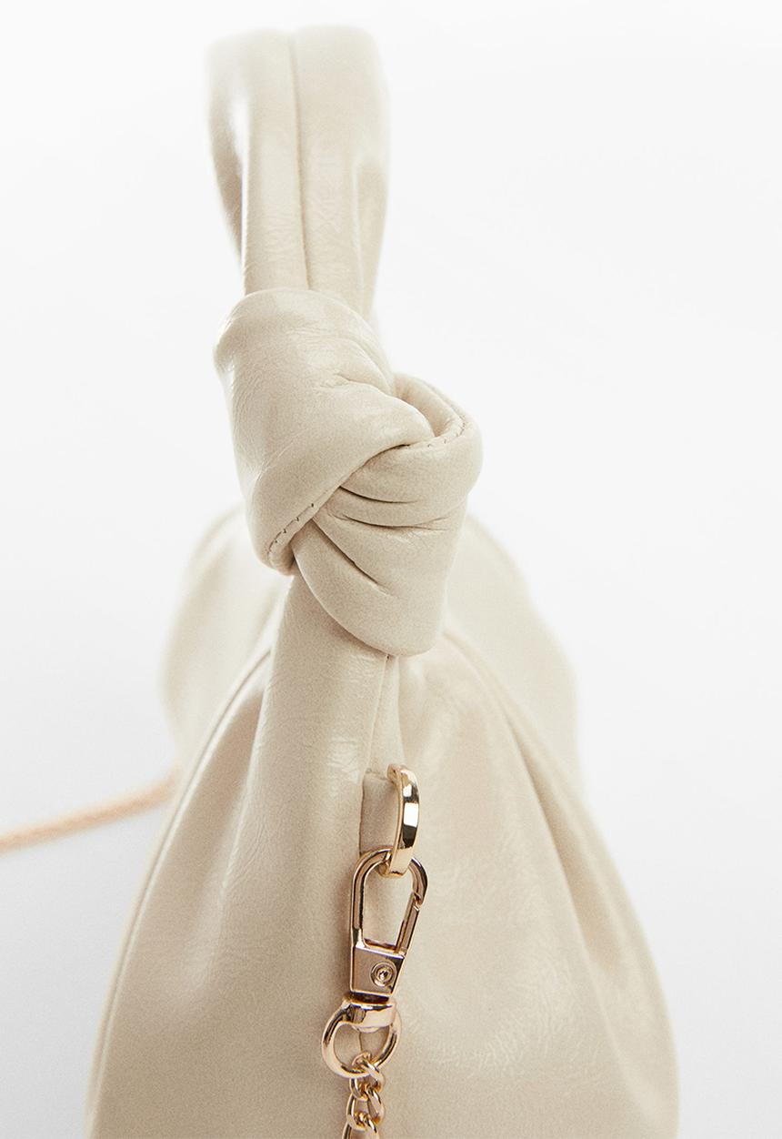 MANGO - Bag agat - white