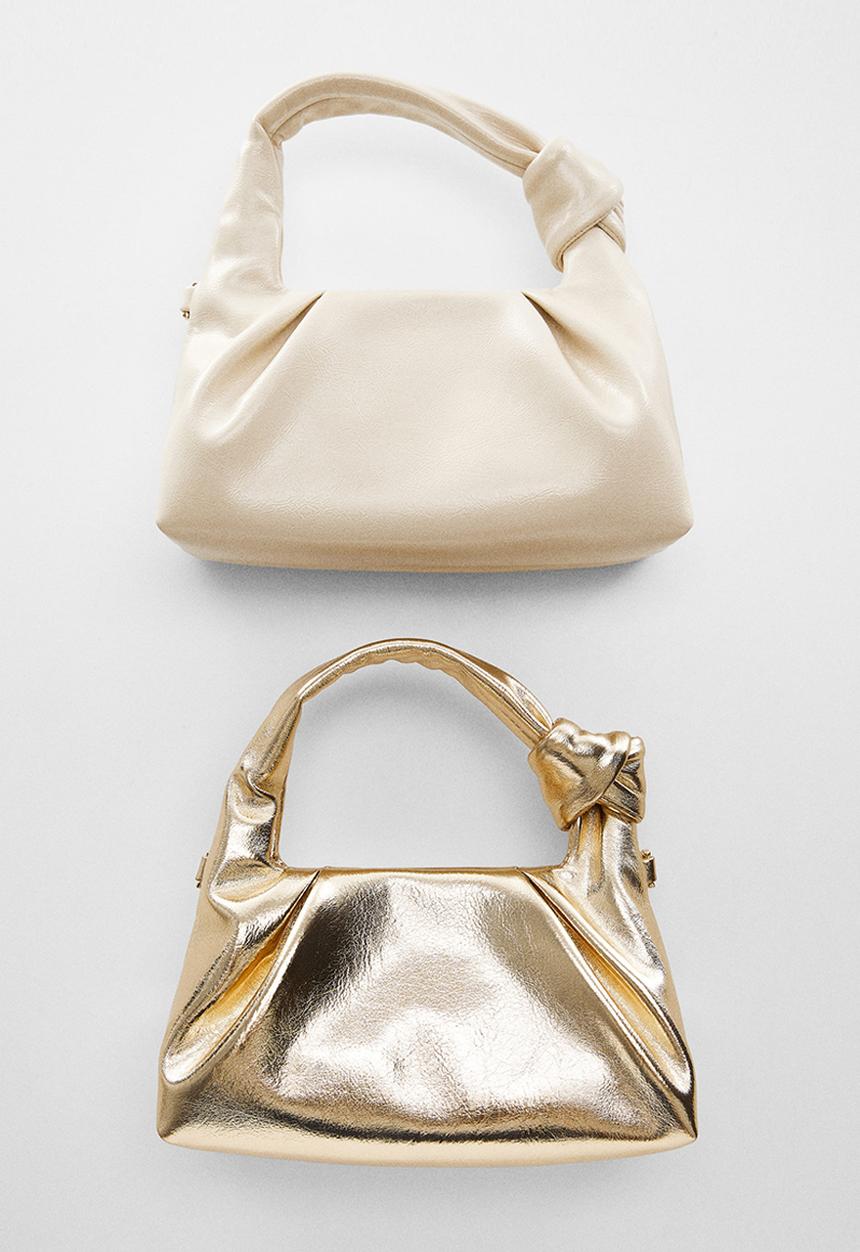 MANGO - Bag agat - white