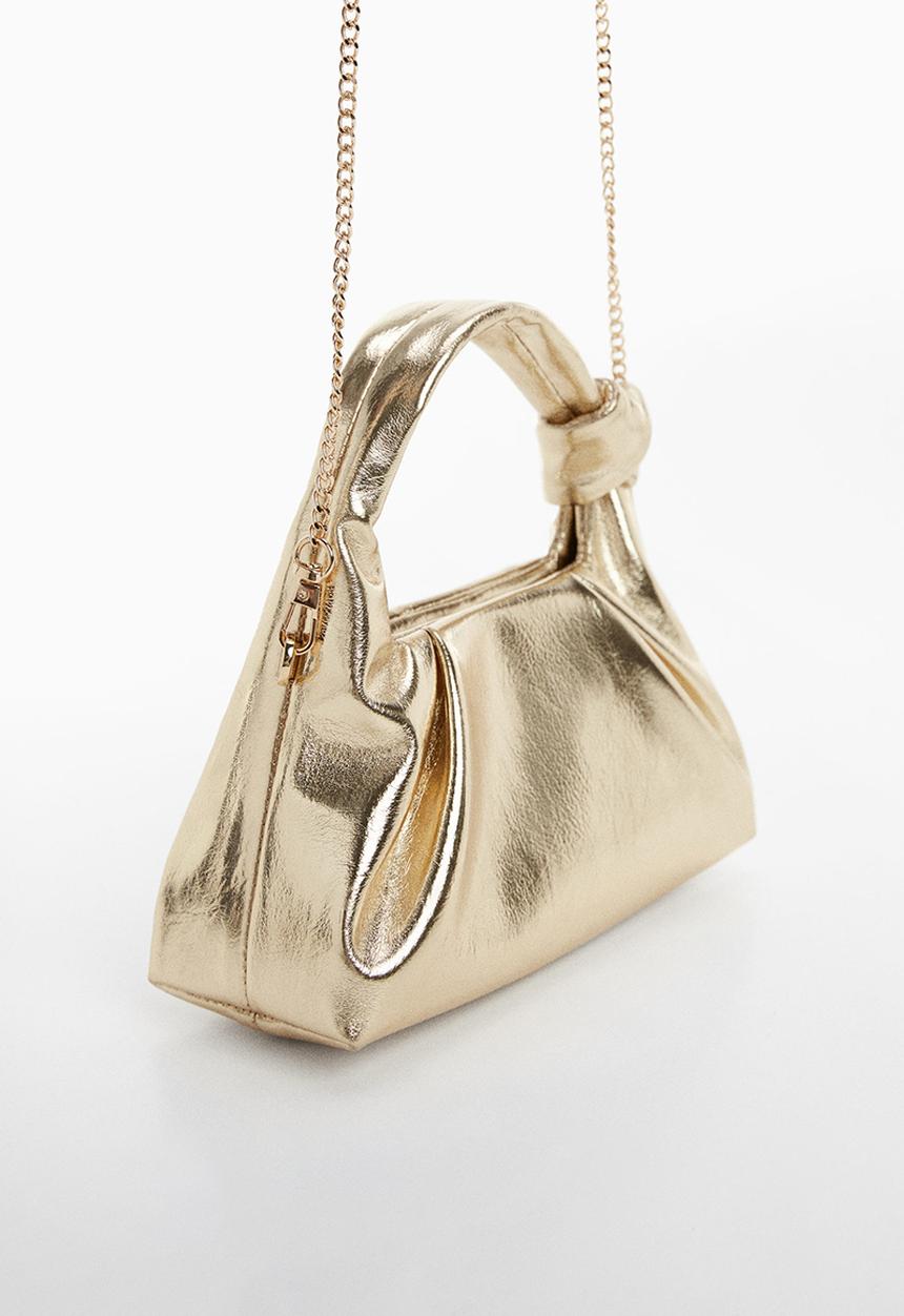 MANGO - Bag agata - gold