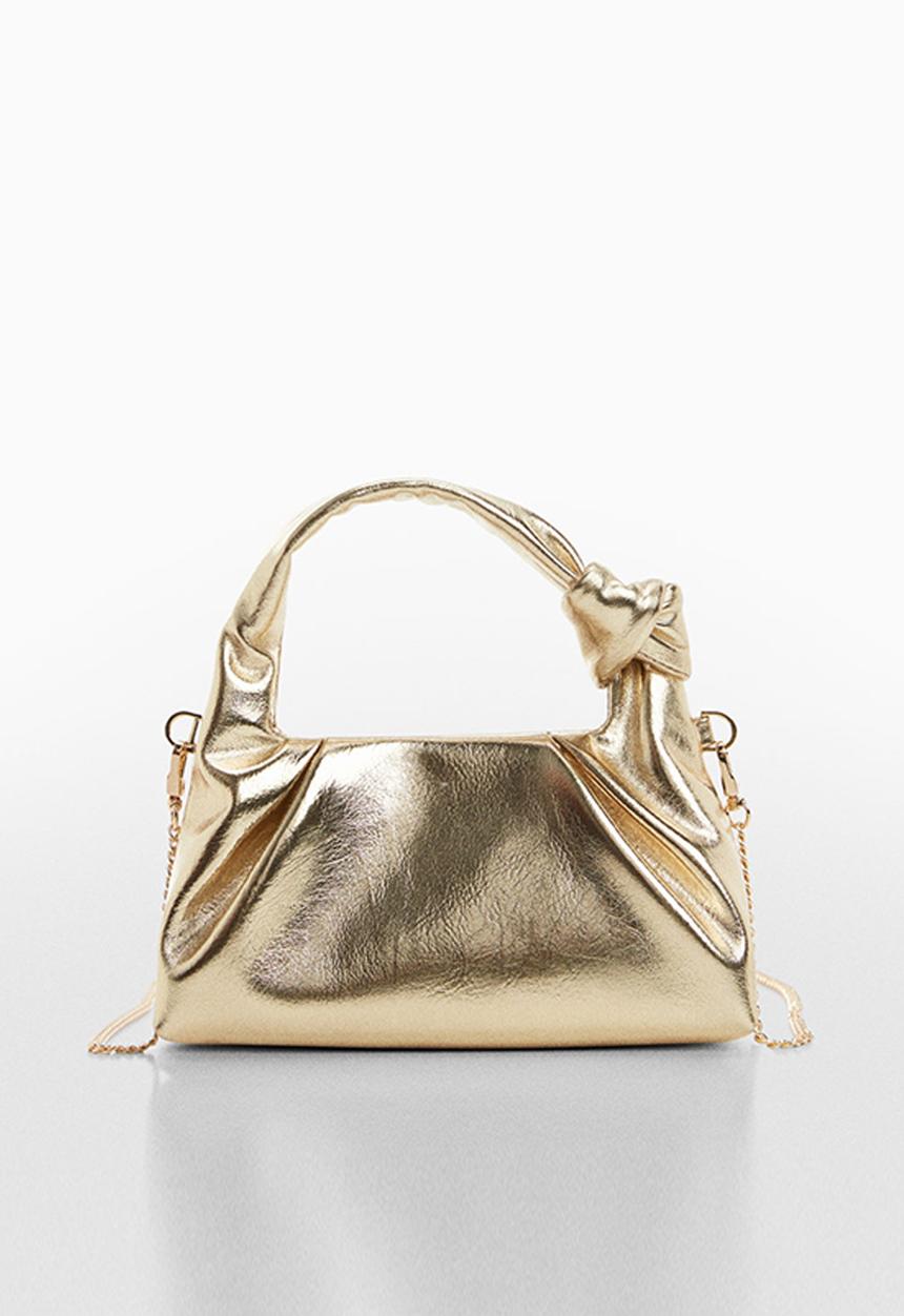 MANGO - Bag agata - gold