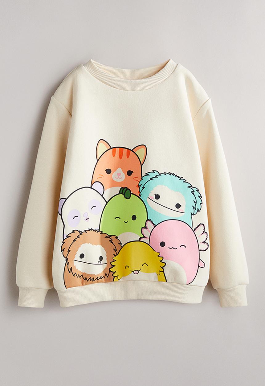 H&M - Print-motif sweatshirt - white multi
