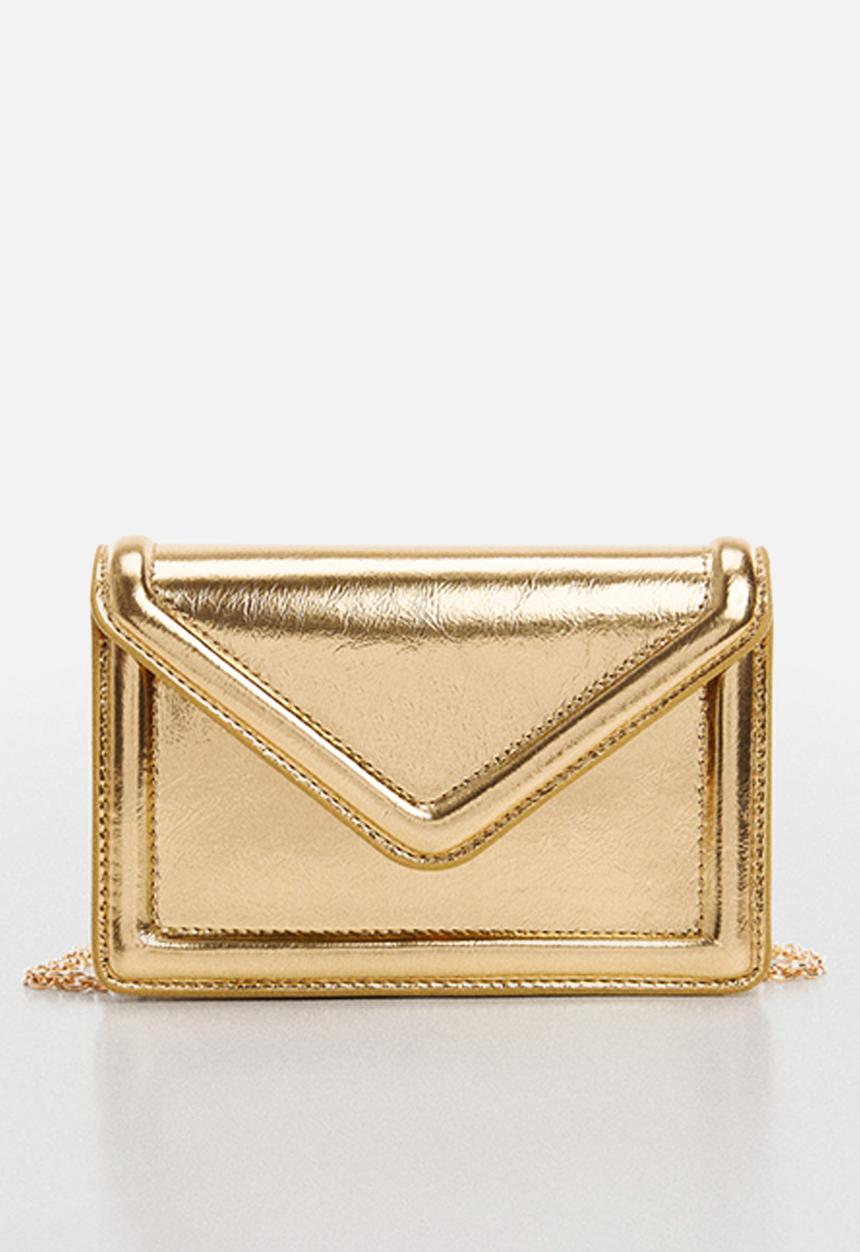MANGO - Bag osaka - gold