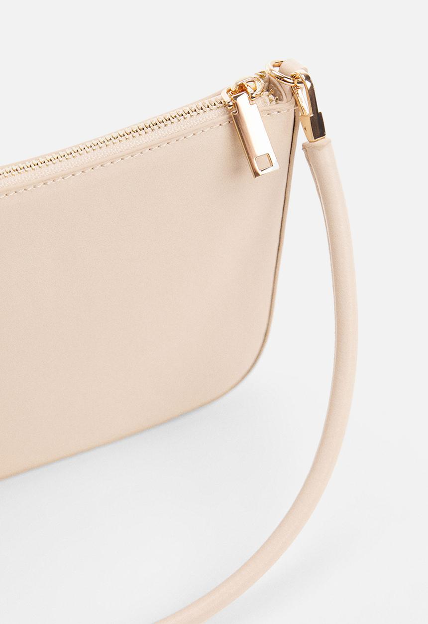 MANGO - Bag garrido - natural