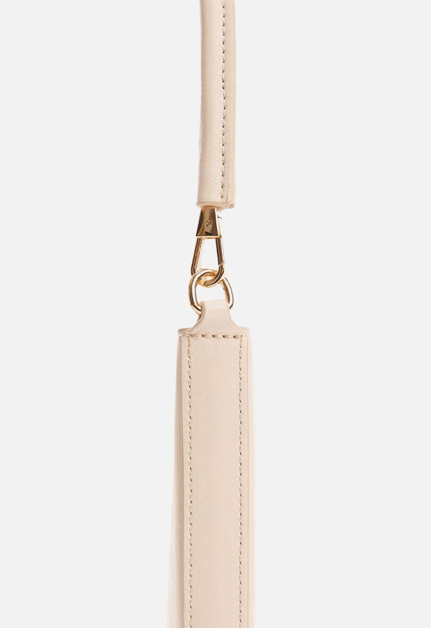 MANGO - Bag garrido - natural