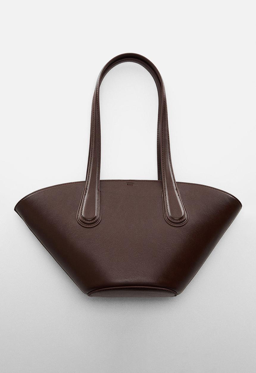 MANGO - Bag monste - dark brown