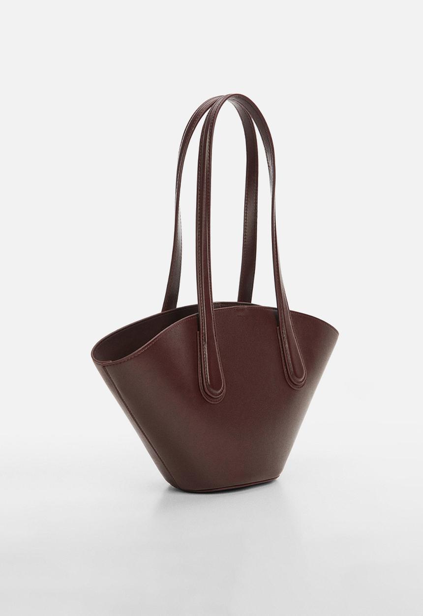 MANGO - Bag monste - dark brown