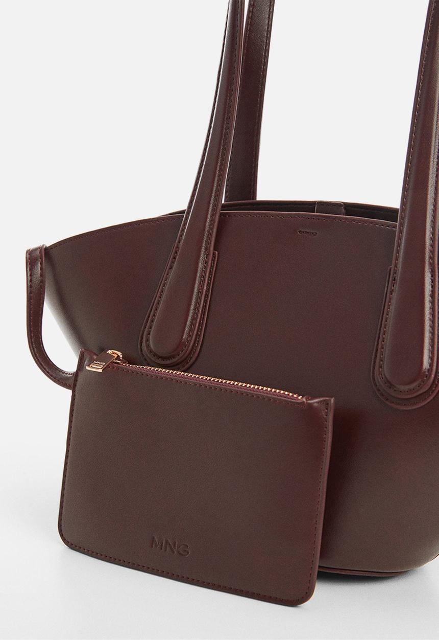 MANGO - Bag monste - dark brown
