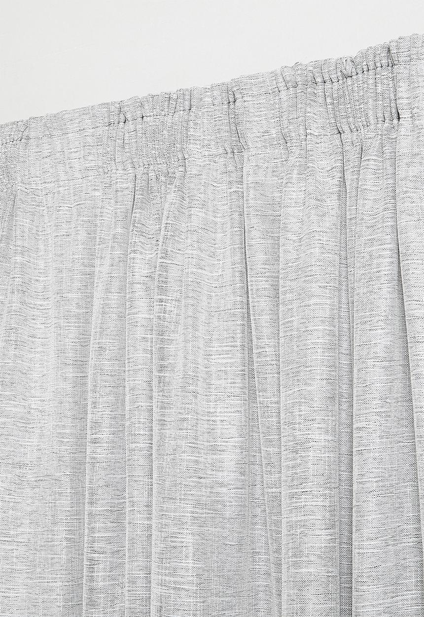 Sixth Floor - Horizon Slub Lined Taped Curtain - Grey