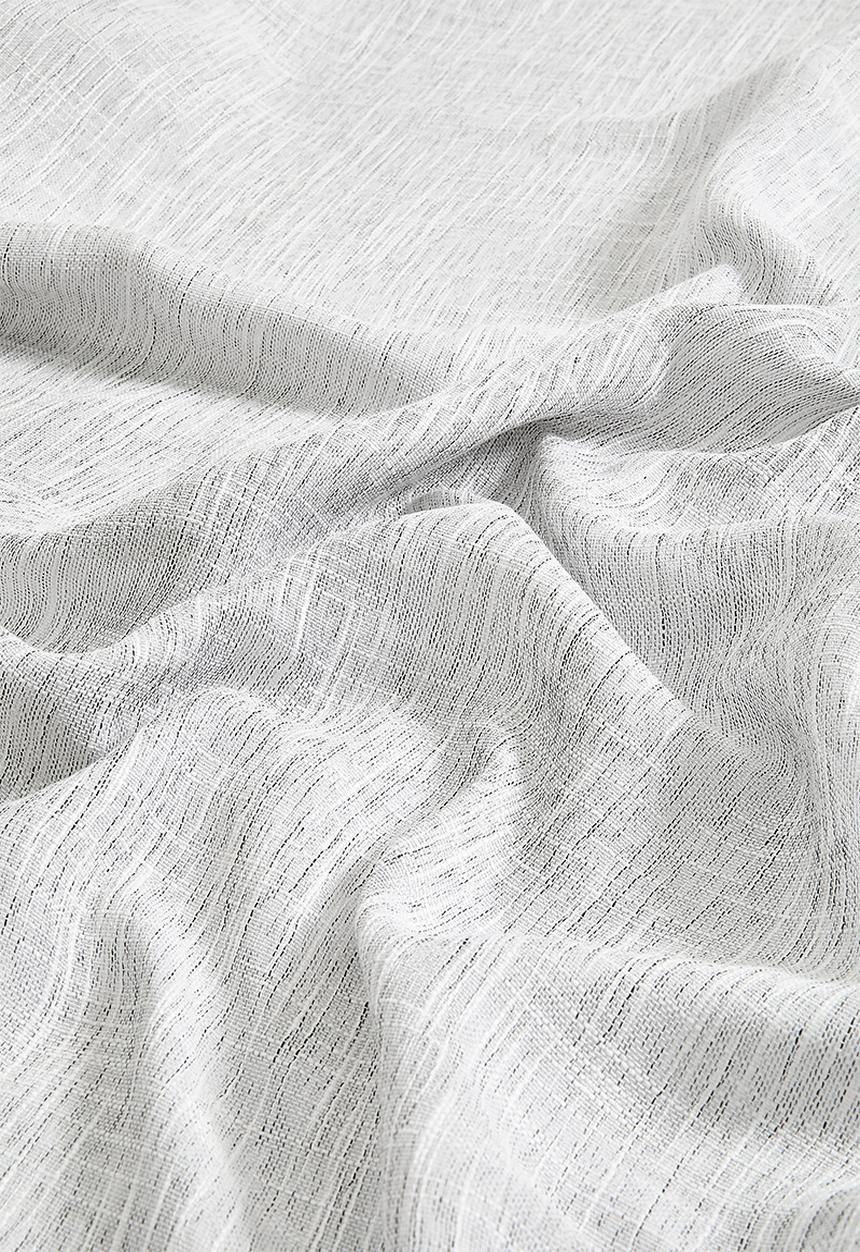 Sixth Floor - Horizon Slub Lined Taped Curtain - Grey