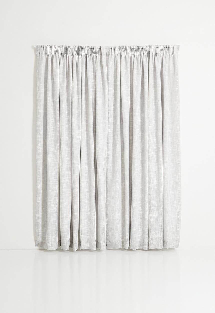 Sixth Floor - Horizon Slub Lined Taped Curtain - Natural