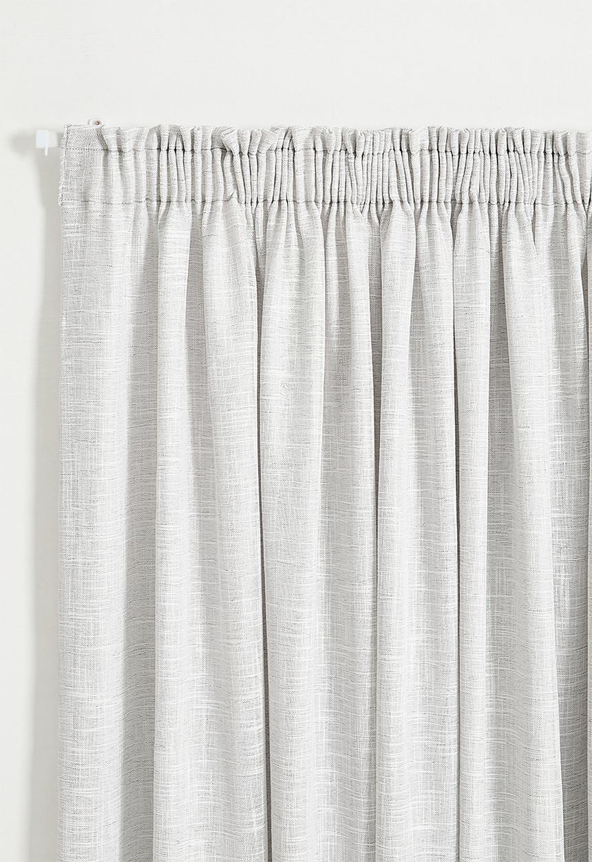 Sixth Floor - Horizon Slub Lined Taped Curtain - Natural