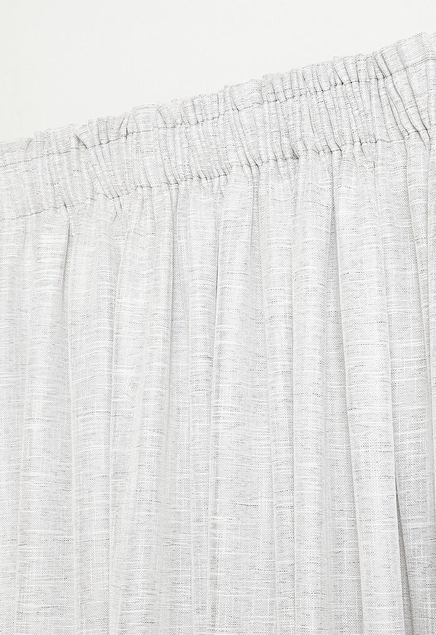 Sixth Floor - Horizon Slub Lined Taped Curtain - Natural