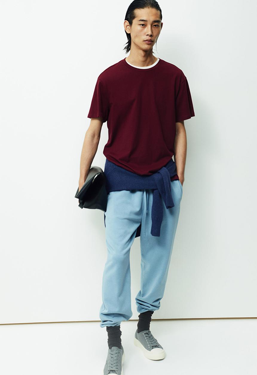H&M - Regular fit t-shirt - burgundy