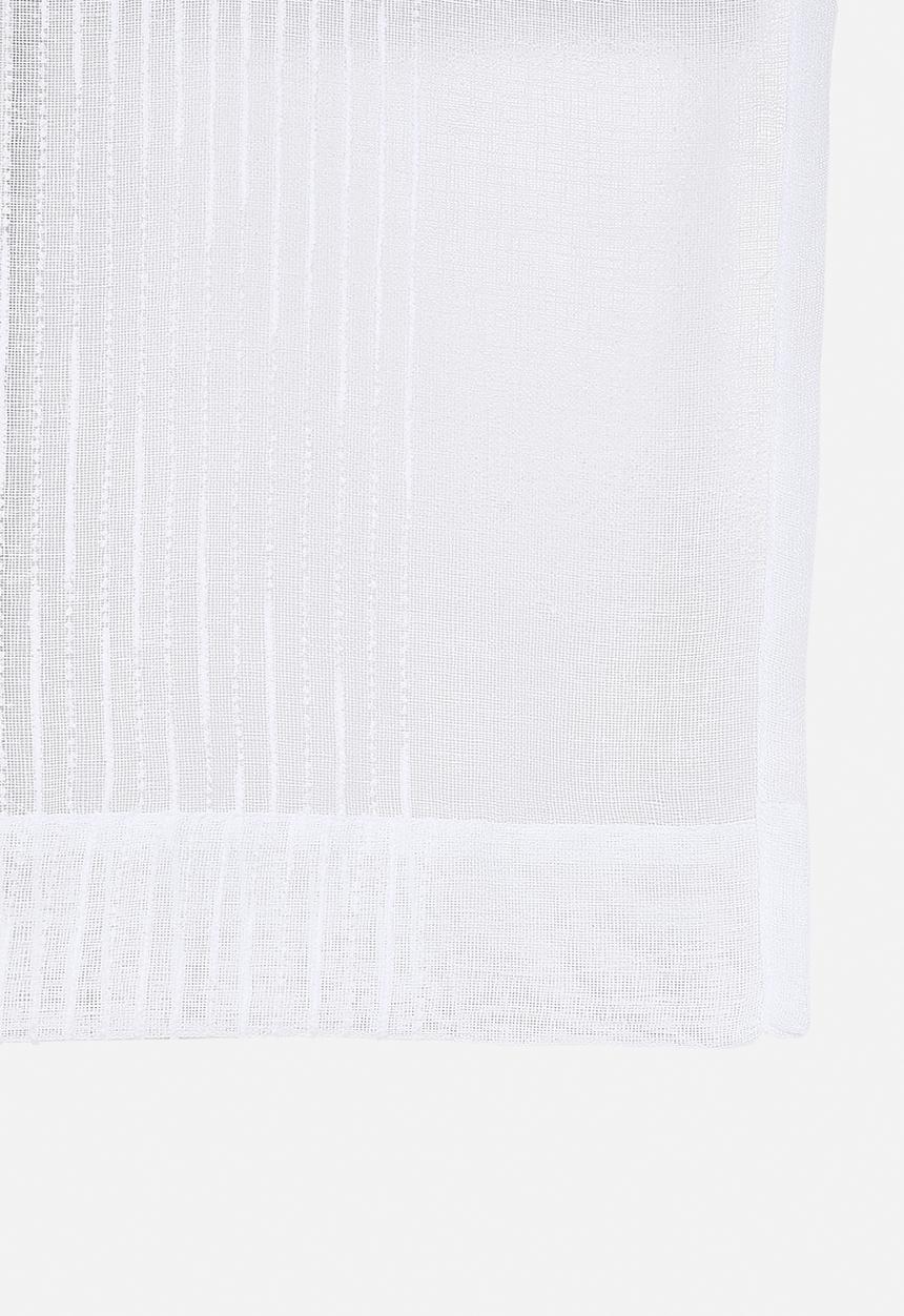 Sixth Floor - Sierra Linear Sheer Taped Curtain - White