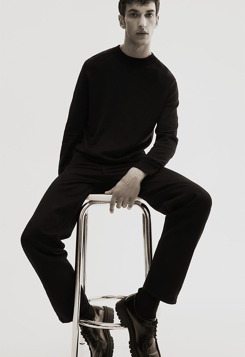 H&M - Slim fit fine-knit turtleneck jumper - black