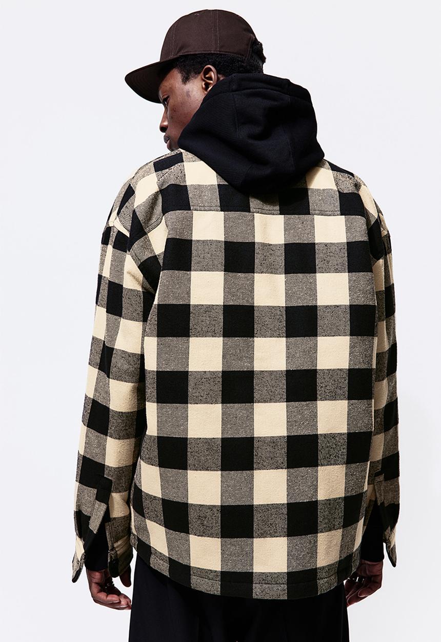 H&M - Loose fit padded overshirt - multi 