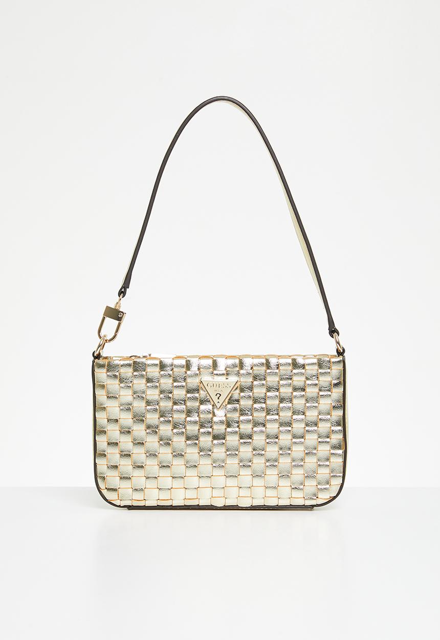 GUESS - Twiller mini top zip shoulder - gold