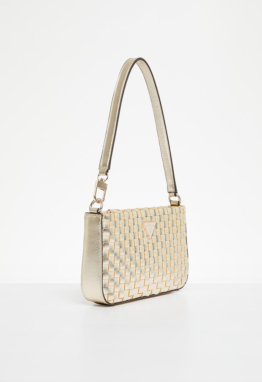 GUESS - Twiller mini top zip shoulder - gold
