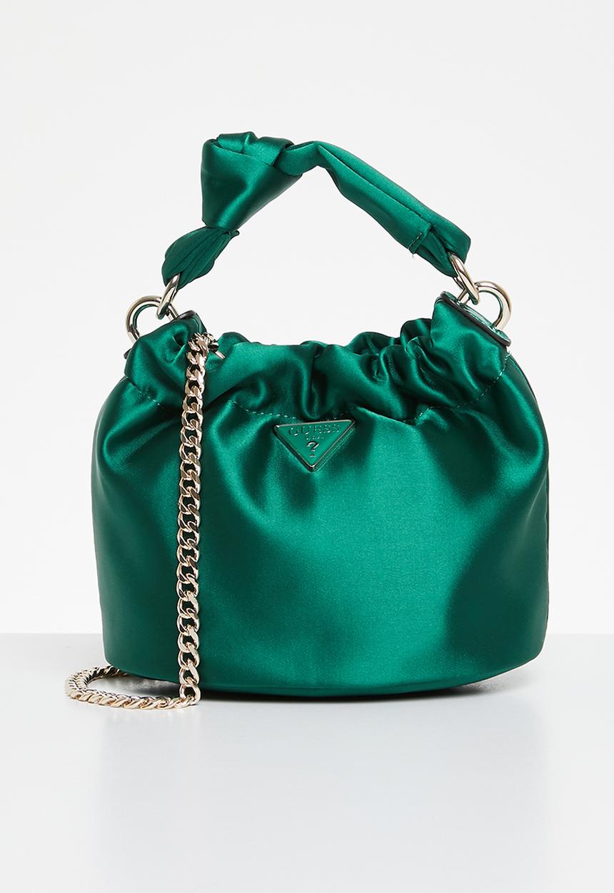 GUESS - Twiller top handle pouch - emerald