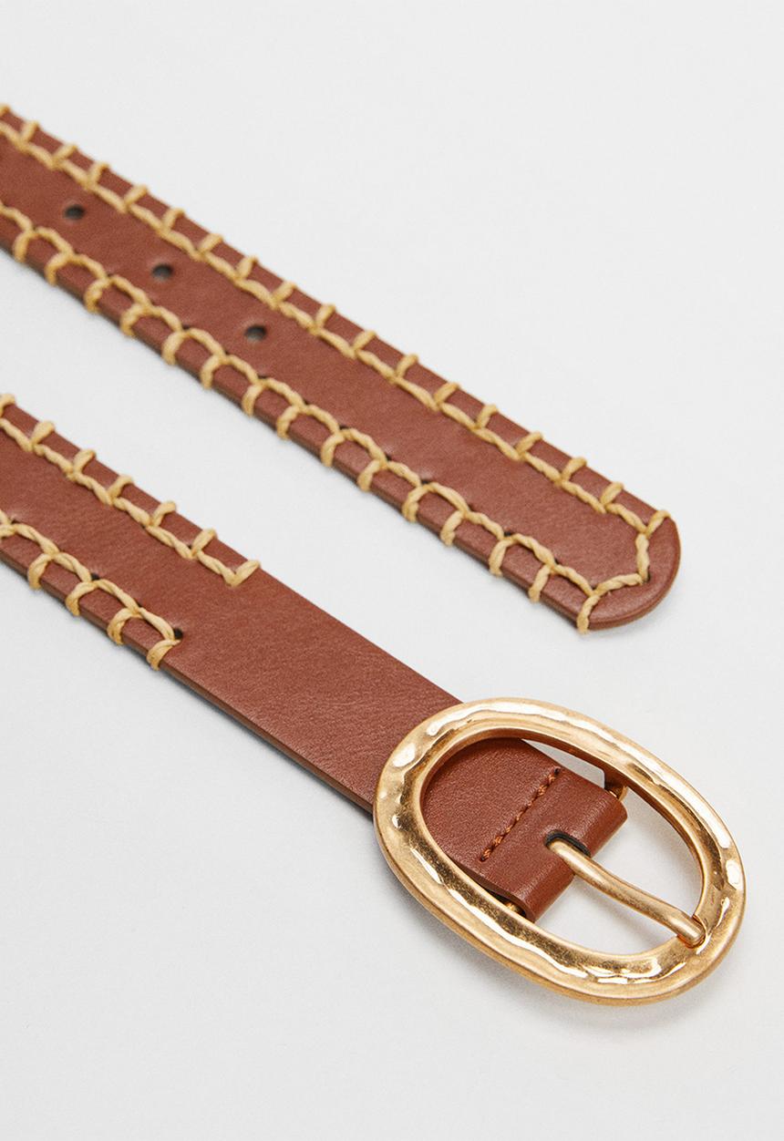 MANGO - Belt monica - brown