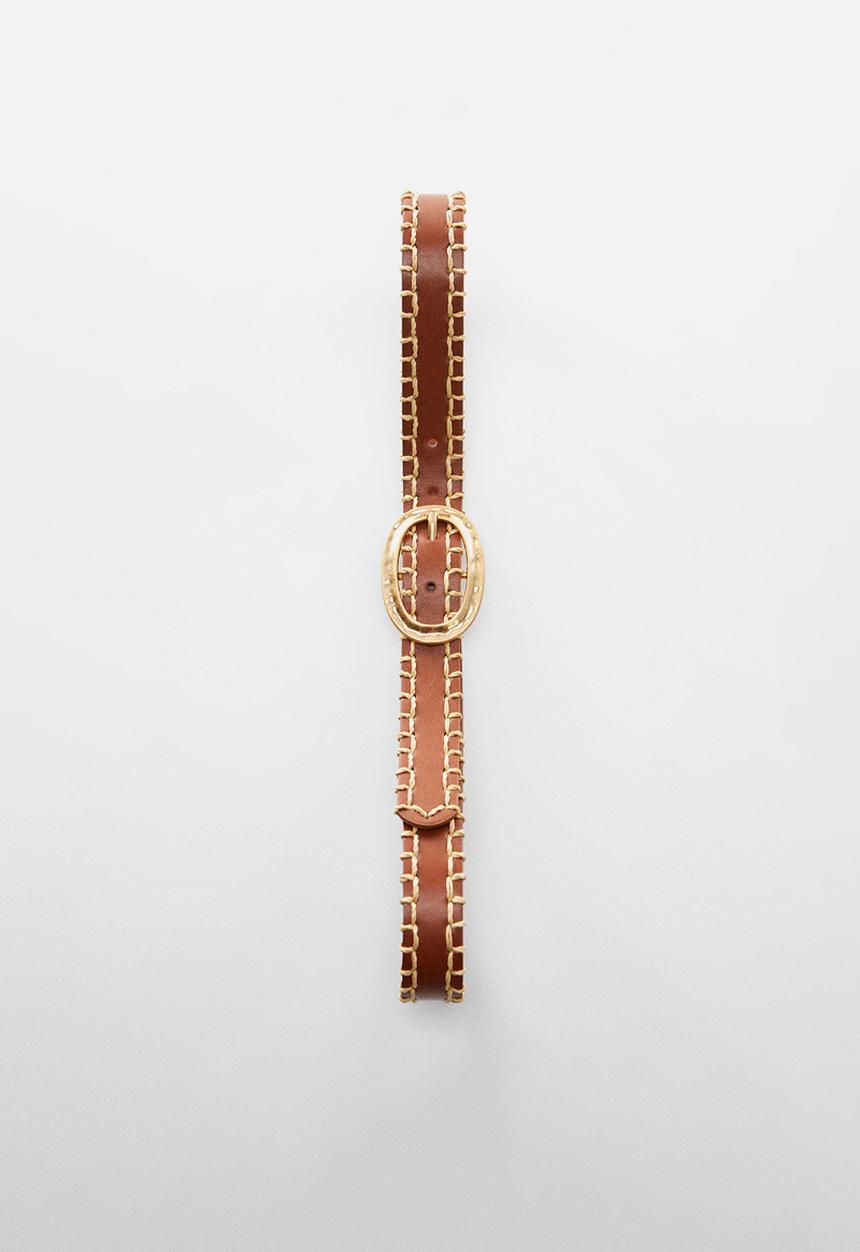MANGO - Belt monica - brown