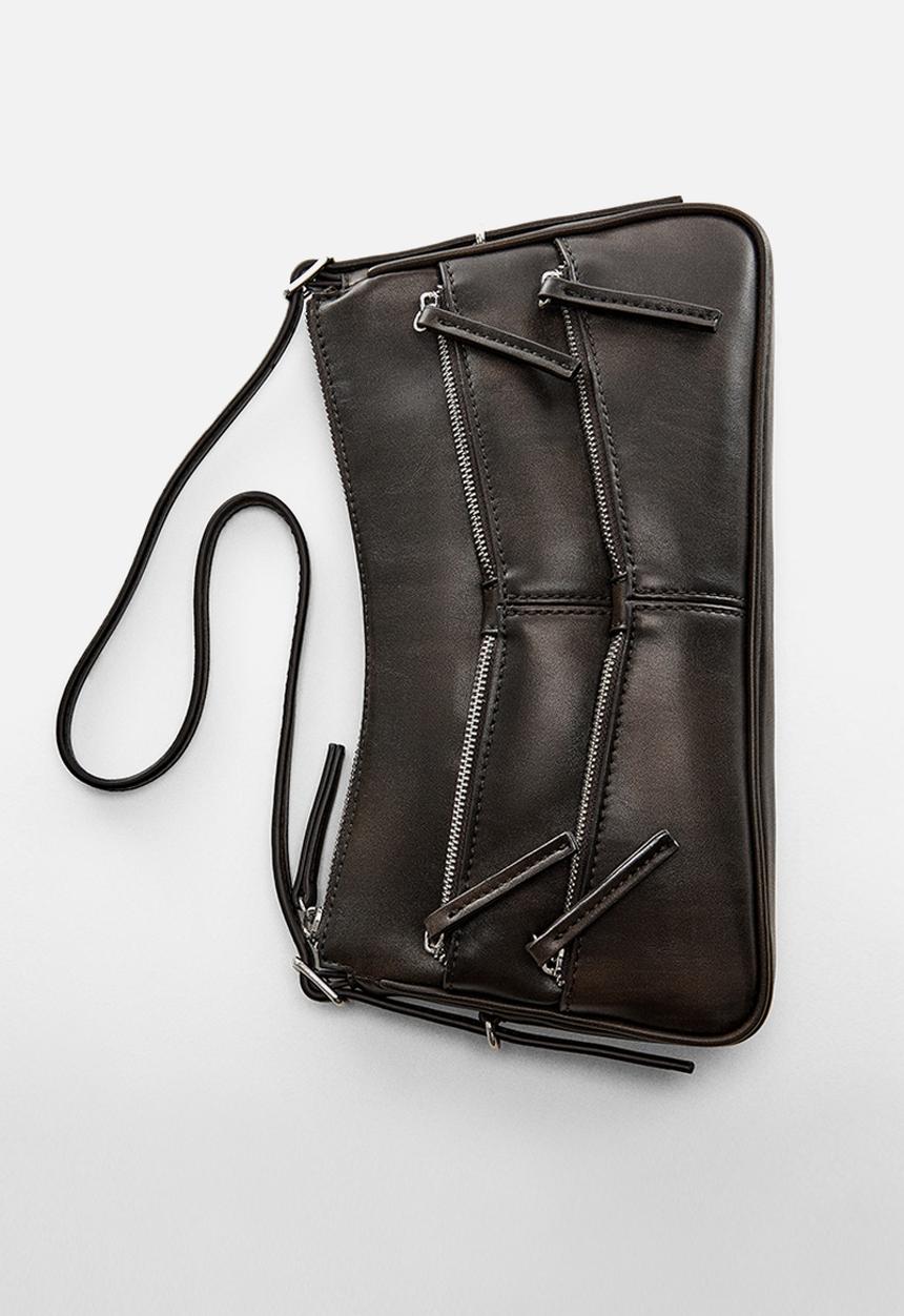 MANGO - Manuela shoulder bag - grey
