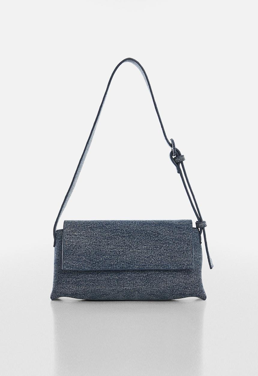 MANGO - Lucer shoulder bag - open blue