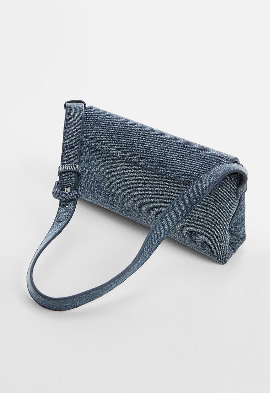 MANGO - Lucer shoulder bag - open blue