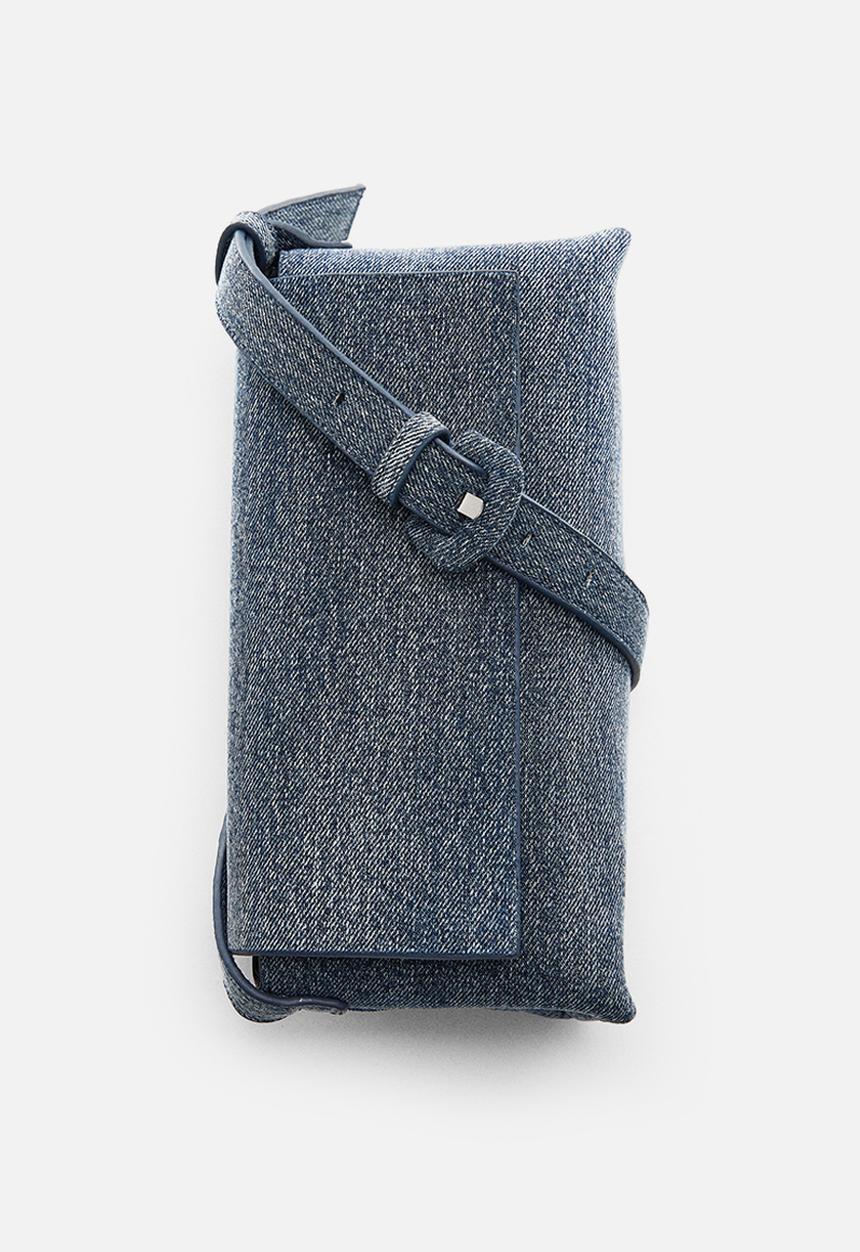 MANGO - Lucer shoulder bag - open blue