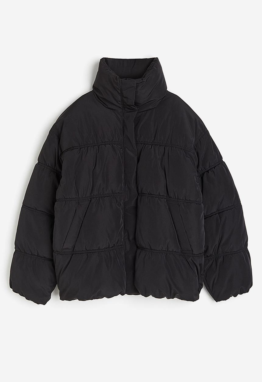 H&M - Quilted puffer jacket - black
