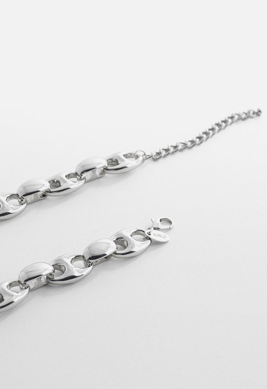 MANGO - Necklace fabian - silver