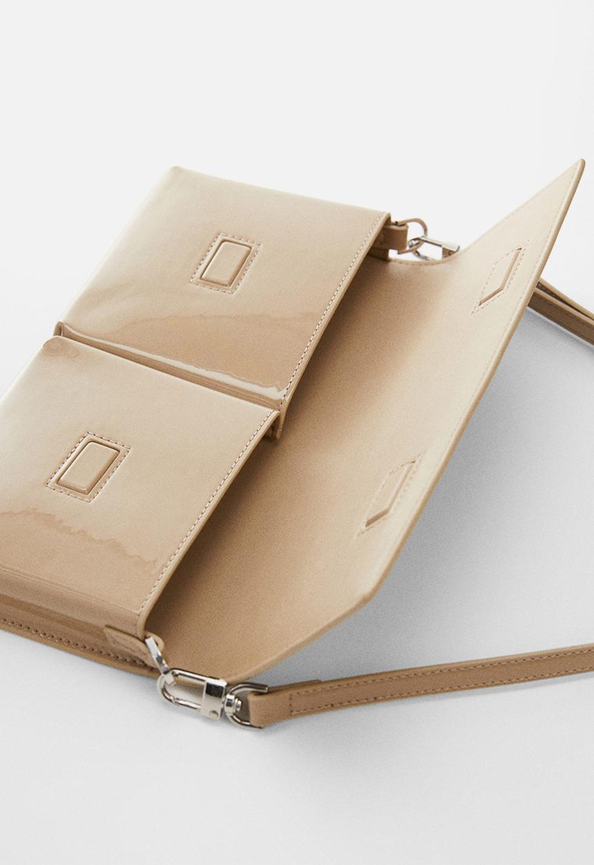 MANGO - Karen shoulder bag - brown